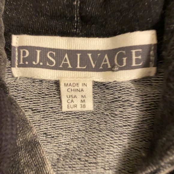 P.J Salvage Acid Wash Zip Up Hoodie Size Medium - Picture 9 of 11